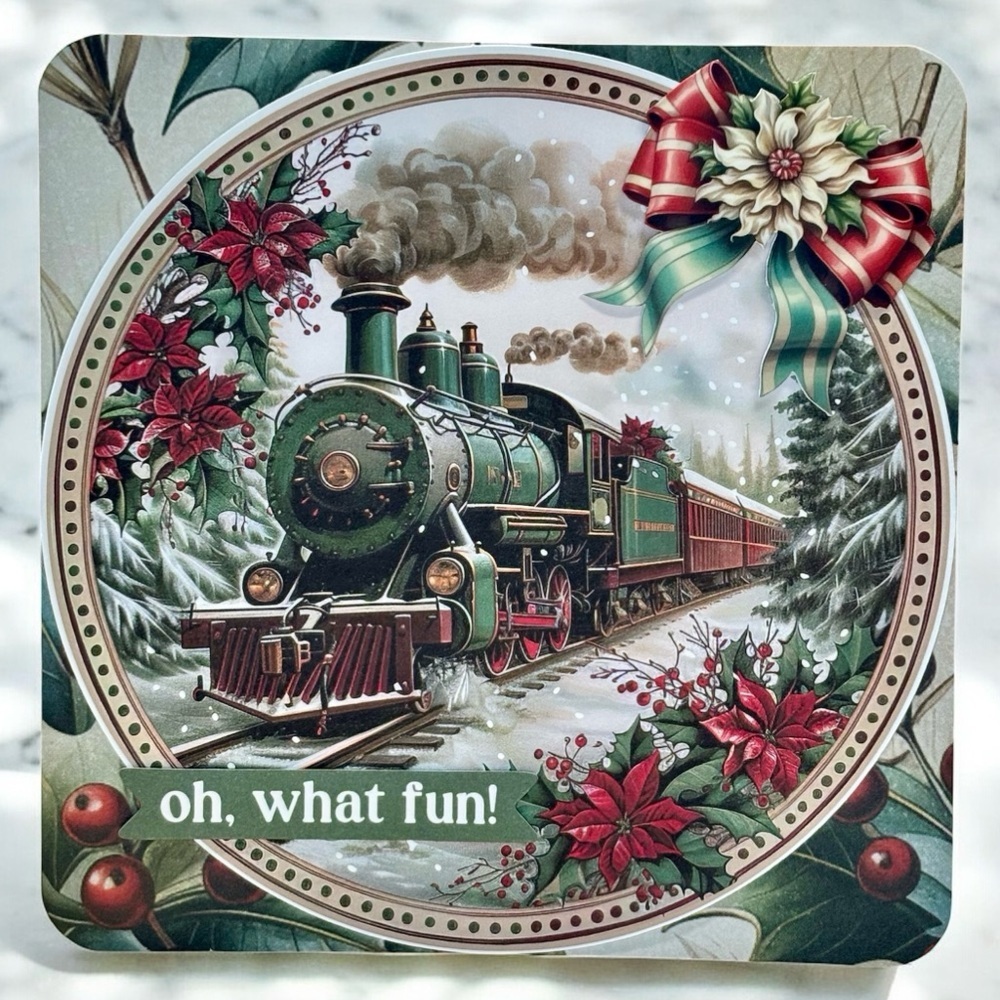 Handmade Christmas Greeting Card
